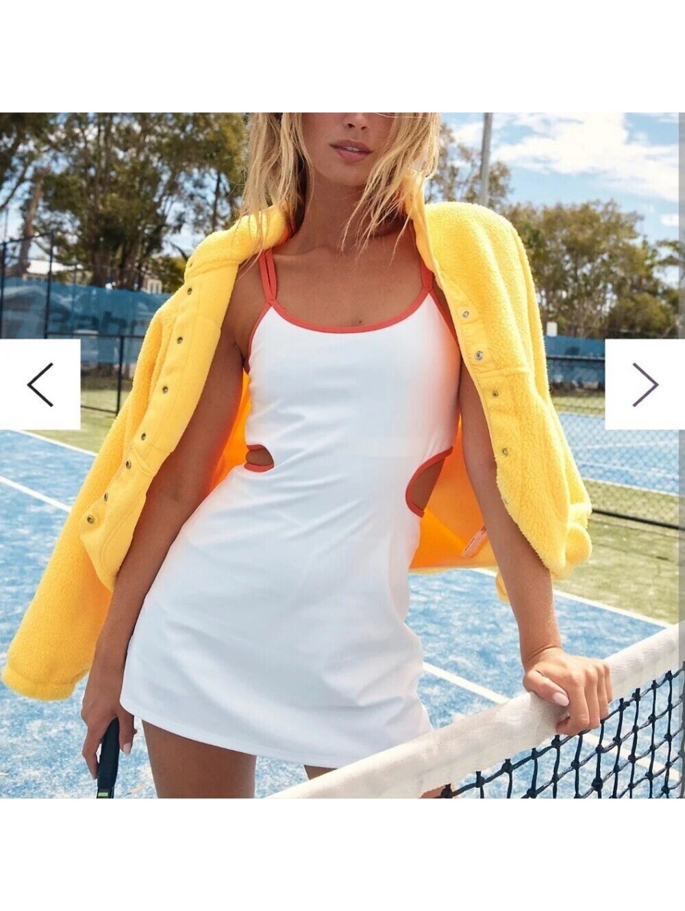 FP Movement One More Serve Strappy Back Tennis Dress CutOut Skortsie